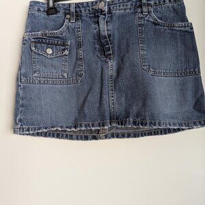 Benetton Jeans Mini Skirt